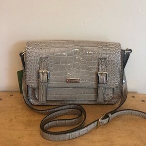 Kate Spade Knightsbridge Scout Patent Leather Crossbody Style PXRU2798 Beige